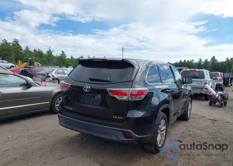 2015 Toyota Highlander Le V6 из США, поврежденный, VIN 5TDBKRFH9FS175728